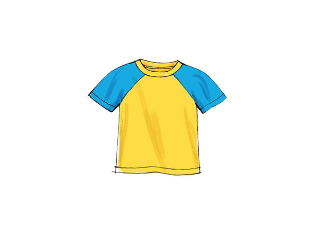 McCall's 6548 - Skjorte, t-skjorte og shorts.