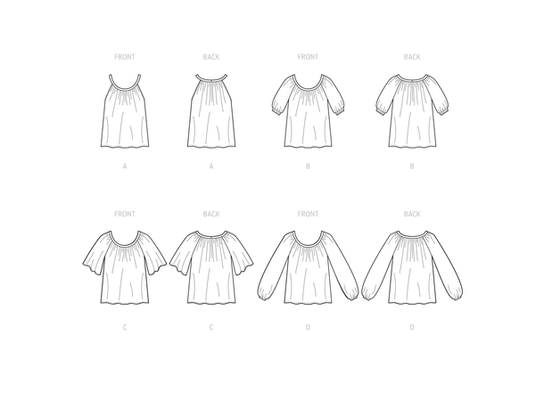 McCall's 8256 - Bluse og topp.