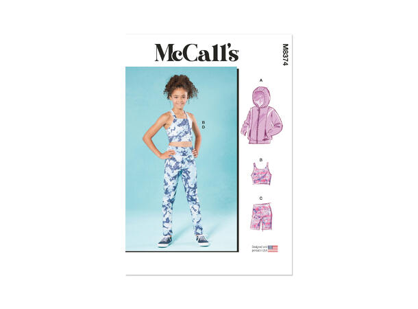McCall's 8374 - treningsklær til barn.