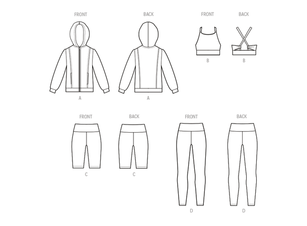 McCall's 8374 - treningsklær til barn.