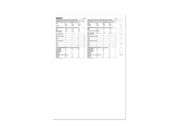 McCall's 8402 - Vintage kjole.