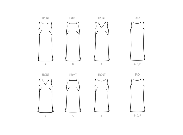 McCall's 8402 - Vintage kjole.