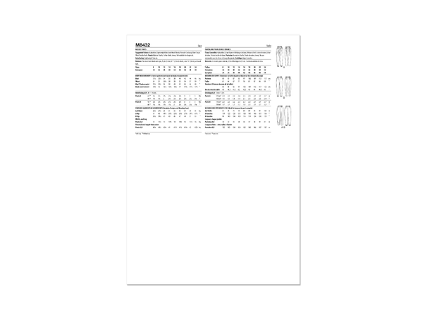 McCall's 8432 -Vintage bukser.
