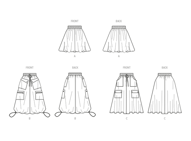 McCall's 8452 - Skjørt.