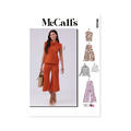 McCall's 8456 - Topp, Shorts & Bukse M1 (10-12-14-16-18)
