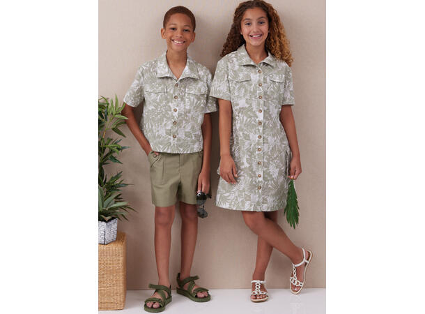 McCall's 8461 - Topp, romper og bukse til barn.