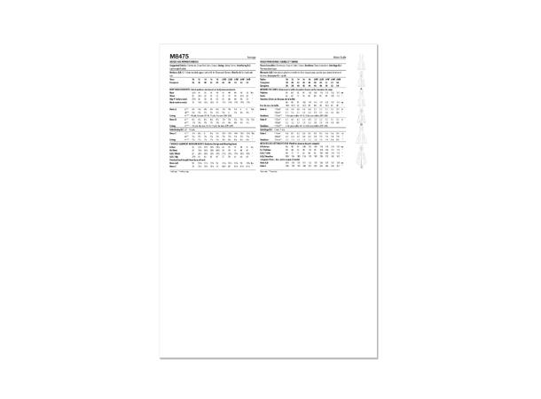 McCall's 8475 - Kjole.