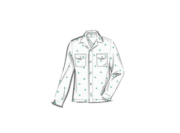 McCall's 8486 - Skjorte og shorts.