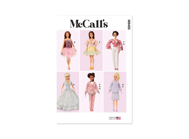 McCall's 8495 - Dukkeklær.
