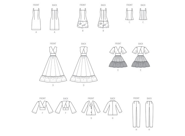 McCall's 8495 - Dukkeklær.