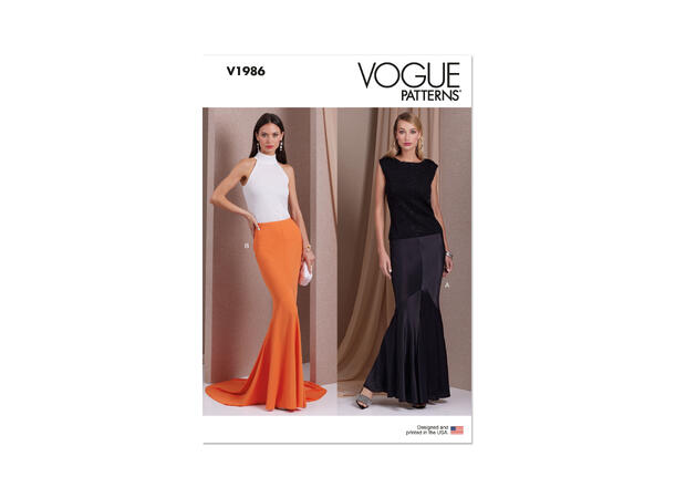 Vogue 1986 - Skjørt.