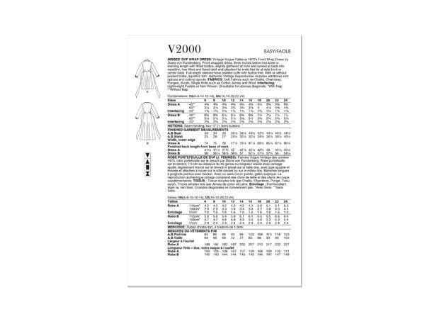 Vogue 2000 - Vintage Kjole.