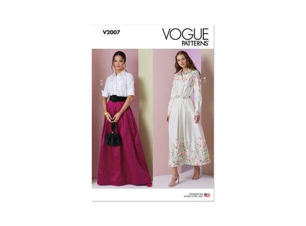 Vogue 2007 - Bluse og Skjørt.