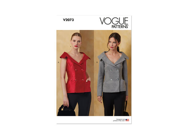 Vogue 2073 - Blazerjakke.