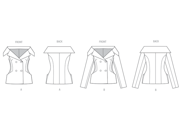 Vogue 2073 - Blazerjakke.