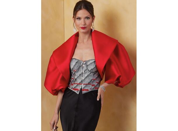 Vogue 2078 - Bolero og cape.