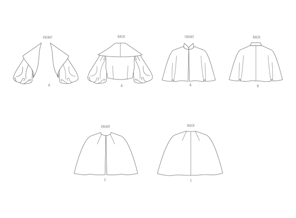 Vogue 2078 - Bolero og cape.