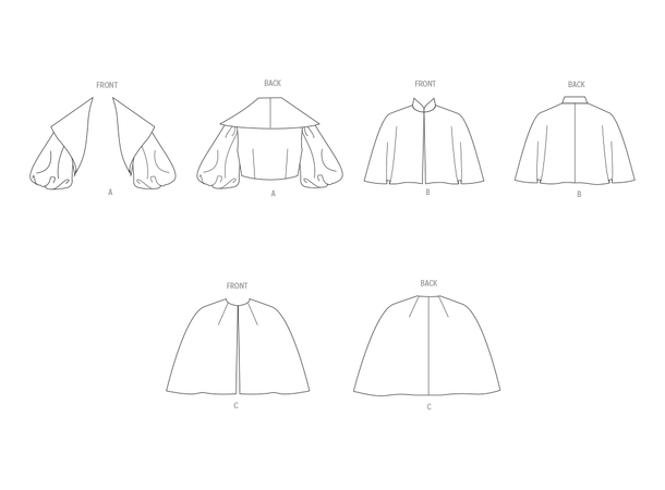 Vogue 2078 - Bolero og cape.