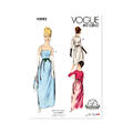 Vogue 2082 - Vintage kjole Y5 (18-20-22-24-26)