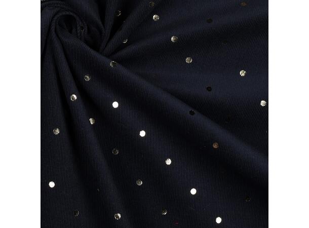 Babycord gold dot Marine