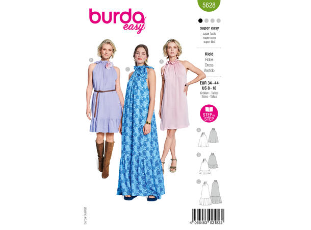 Burda 5719 - Kjole.