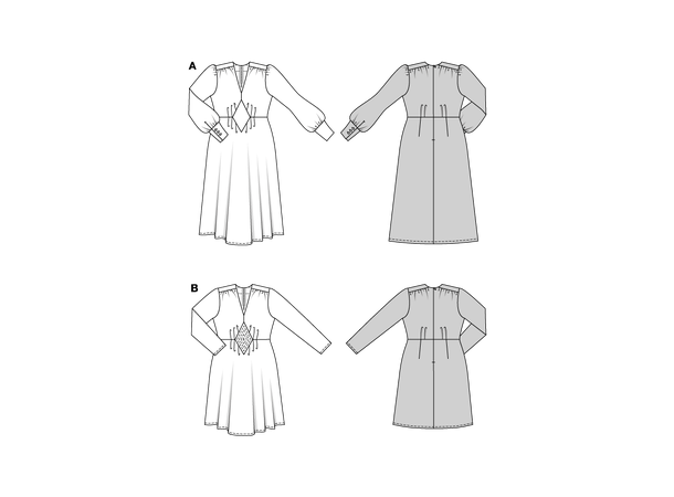 Burda 5748 - Kjole.