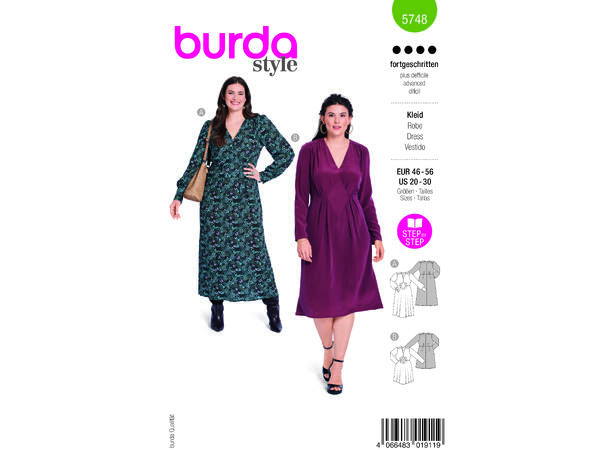 Burda 5748 - Kjole.