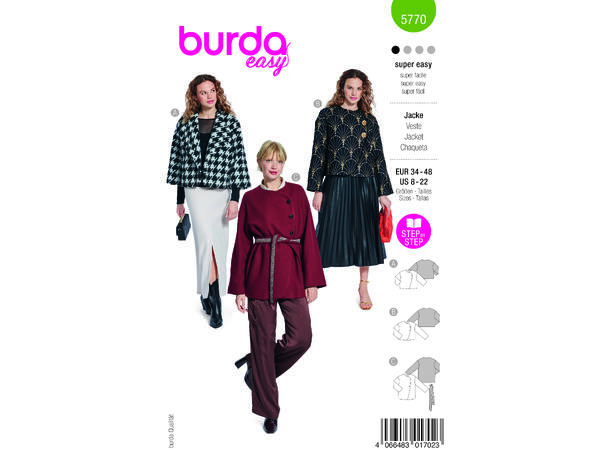 Burda 5770 - Jakke.