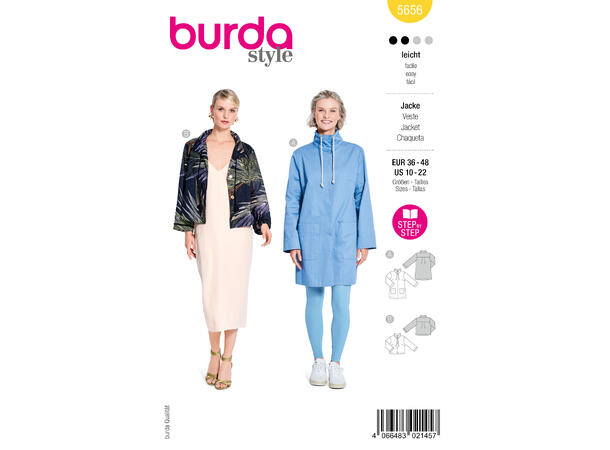 Burda 5799 - Jakke.