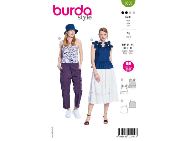 Burda 5843 - Topp