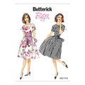 Butterick 6318- Retro Kjole E5 (14-16-18-20-22)