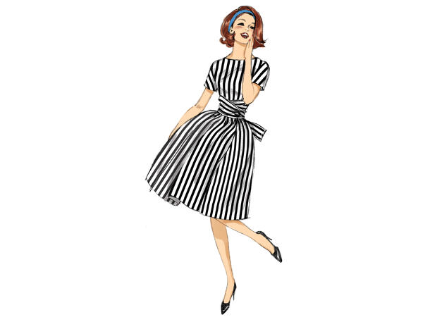 Butterick 6318- Retro Kjole