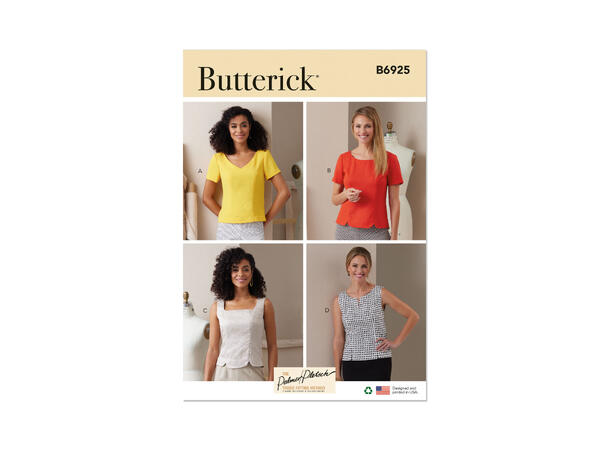 Butterick 6925- Topp til dame