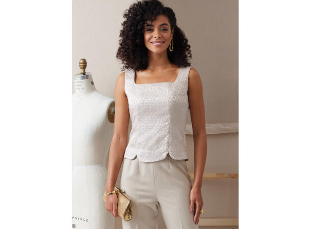 Butterick 6925- Topp til dame