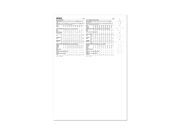 Butterick 6932- Klespakke til dame