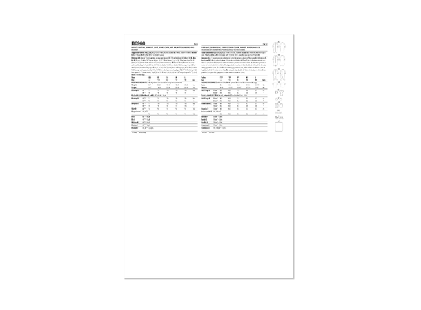 Butterick 6935- klespakke til baby