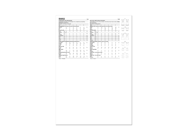 Butterick 6952- klespakke til barn