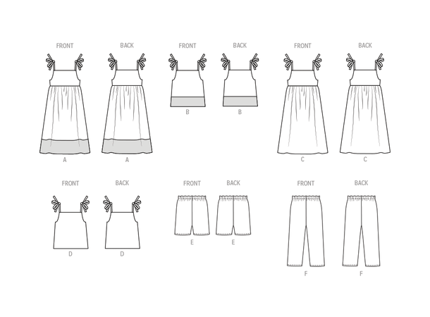 Butterick 6952- klespakke til barn