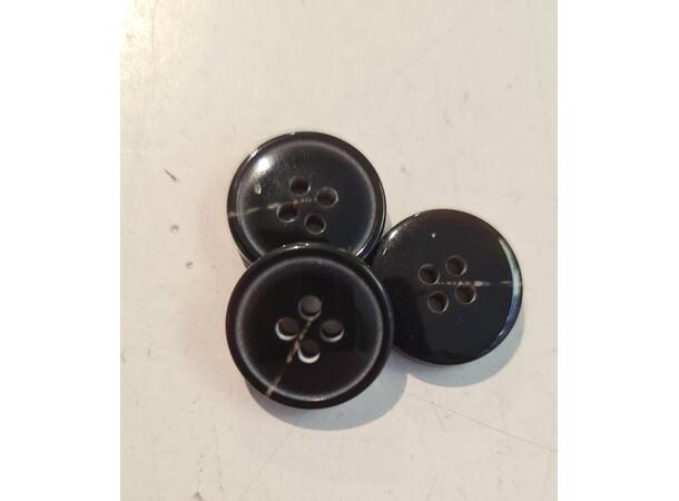 Glatt brun knapp 15 cm