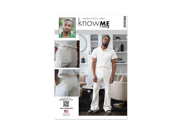 KnowME 2035 - Poloskjorte og bukse til herre.