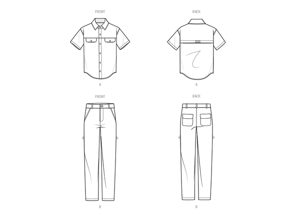 KnowME 2056 - Skjorte og bukse.