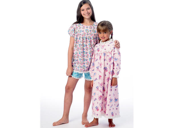 McCall's 6831 - Pysj og nattkjole til barn.