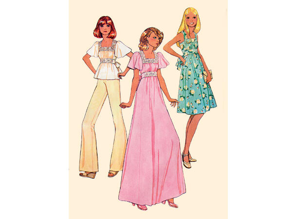 McCall's 8258 - Vintage kjole og topp.