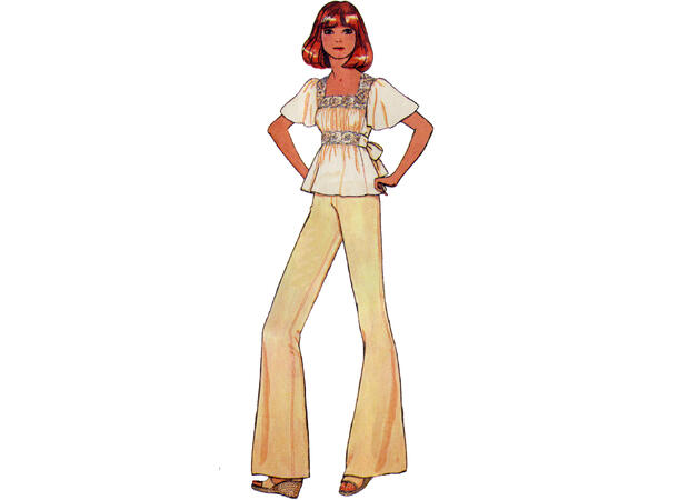 McCall's 8258 - Vintage kjole og topp.