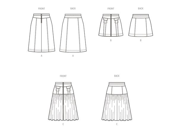 McCall's 8390 - Skjørt.