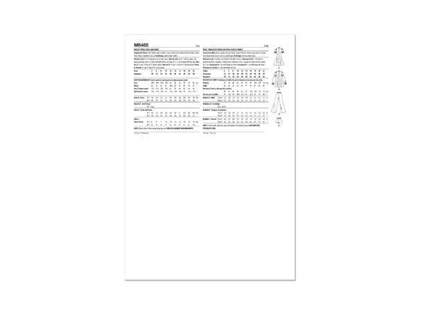 McCall's 8465 - Vintage kjole, bukse og tunika.