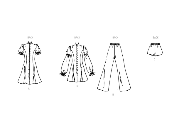 McCall's 8465 - Vintage kjole, bukse og tunika.