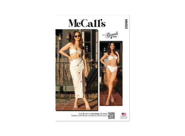 McCall's 8502 - Bikini og skjørt.