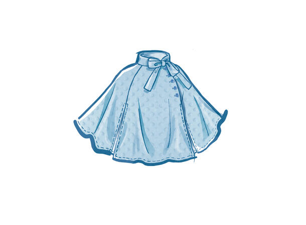 McCall's 8538 - Ulike cape til barn.