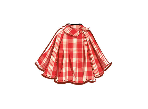 McCall's 8538 - Ulike cape til barn.